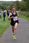 Andrew Green (Tynedale) finishing the Prudhoe Miners Race.